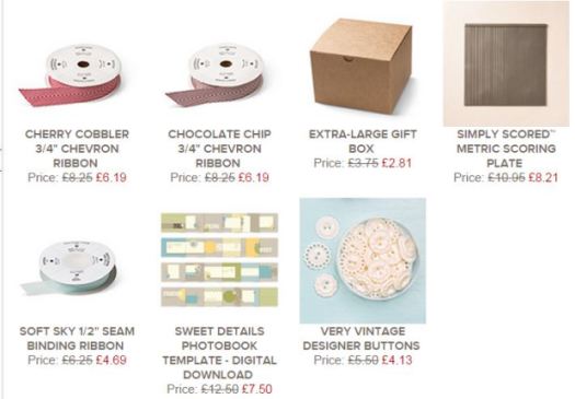 Stampin' Up! UK Weekly Deals
