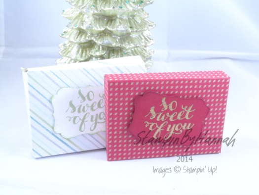 Stampin' Up! UK Galaxy Gift For You Chocolate DSP