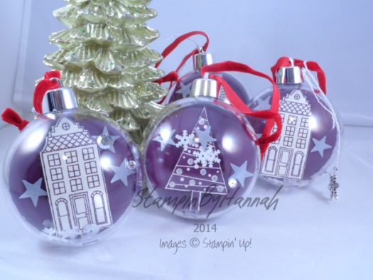Stampin' Up! UK Christmas Baubles