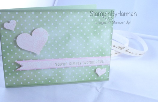 Stampin' Up! UK AW32 Sketch Challenge entry