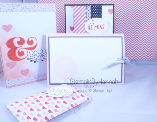 Stampin' Up! UK February Technique Class Slider Card Valentines