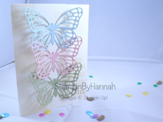 Stampin' Up! UK Butterfly Thinlits dies Butterfly Basics