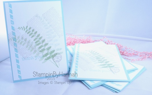 Stampin' Up! UK butterfly Basics thank you