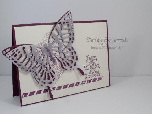 Stampin' Up! UK Butterfly Basics die cut butterfly