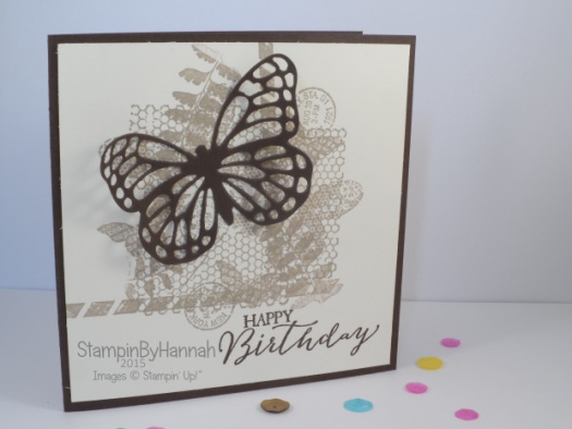 Stampin' Up! UK butterfly basics collage