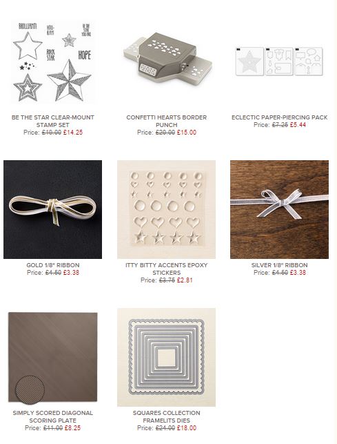 Stampin' Up! UK Weekly deals