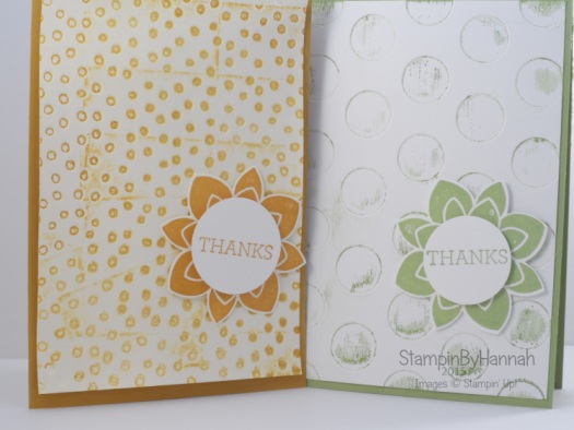 Stampin' Up! UK embossing folders decorative dots