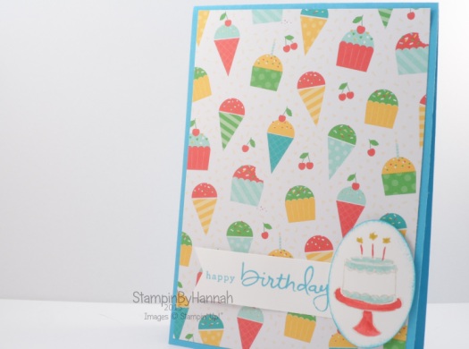 Stampin' Up! UK Cherry on Top Endless Birthday Wishes Birthday card