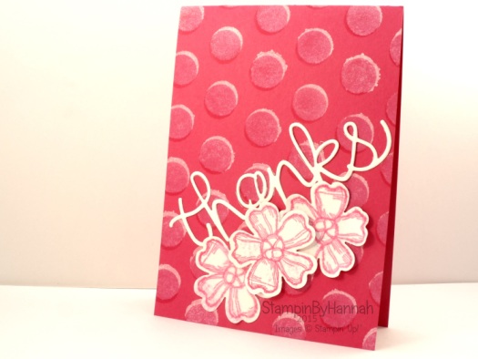 Stampin' Up! UK Dots and Stripes Stencil Craft Ink Video Tutorial