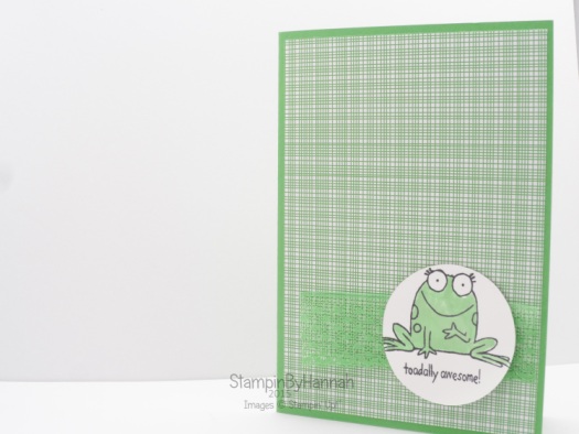 Stampin' Up! UK You're Sublime Cucumber Crush card