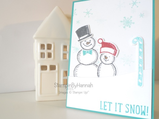 Stampin' Up! UK Snowman card