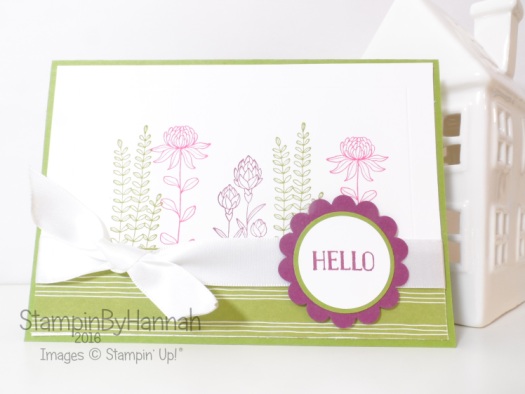 Stampin' Up! Flower Fields Sale-a-bration Card
