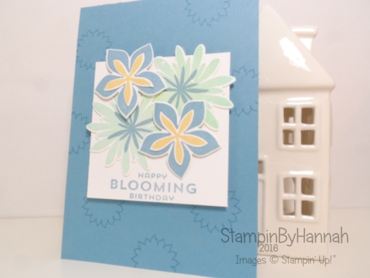 Gift Card Holder video tutorial featuring Flower Patch from Stampin' Up! UK