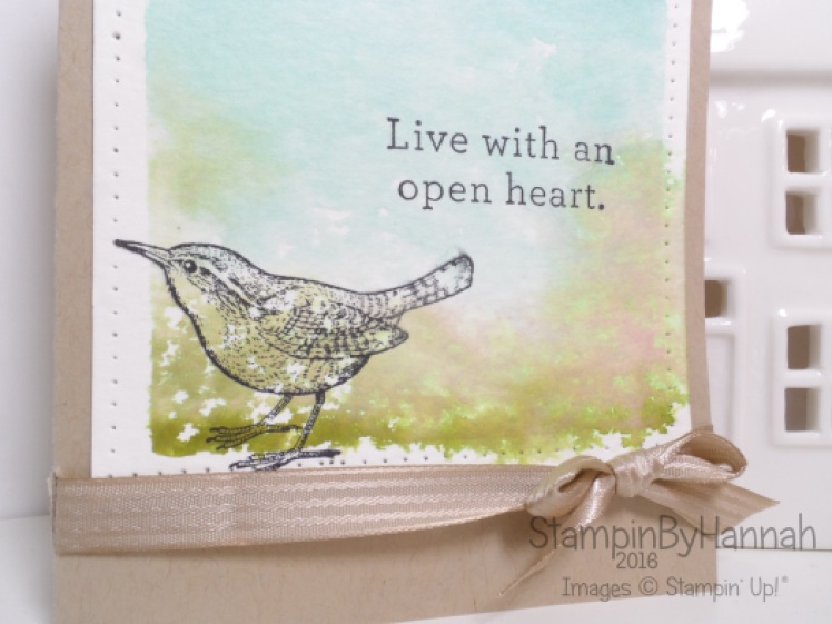 Stampin' Up! UK Acrylic Block Stamping An Open Heart