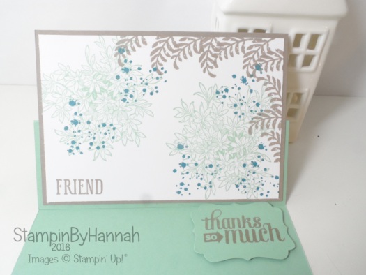 Fancy Fold Friday Easel Card Video Tutorial using Stampin' Up! UK products