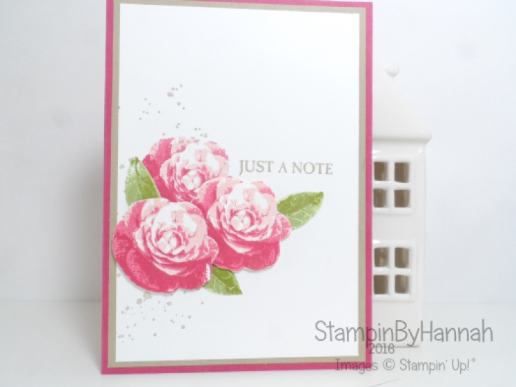 Make It Monday Video Tutorial 2 Step Stamping Picture Perfect from Stampin' Up! UK