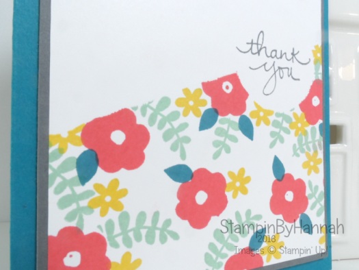 Make it Monday Endless Thanks small stamps background using Stampin' Up! products