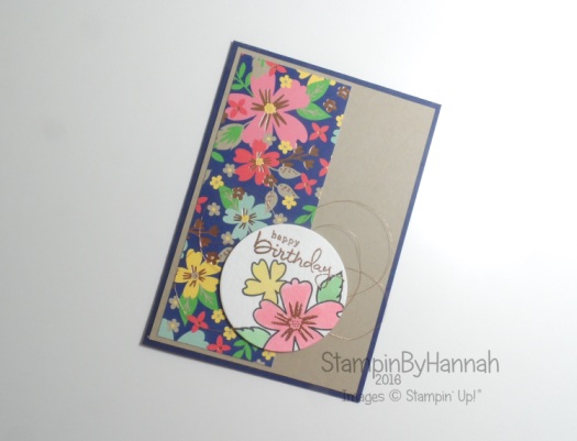 Simply Sketched Saturday Challenge Love and Affection Birthday Card Stampin' Up! Uk