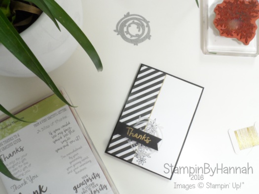 Swirly Scribbles Awesomely Artistic Thank You Card using Stampin' Up! UK products