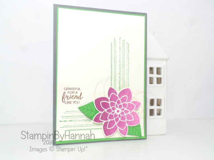 Simply Sketched Saturday Challenge featuring Crazy About You Gorgeous Grunge Bunch of Blossoms From Stampin' Up! UK