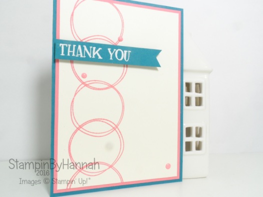 Thank you card using Fresh Fruit from Stampin' Up! UK