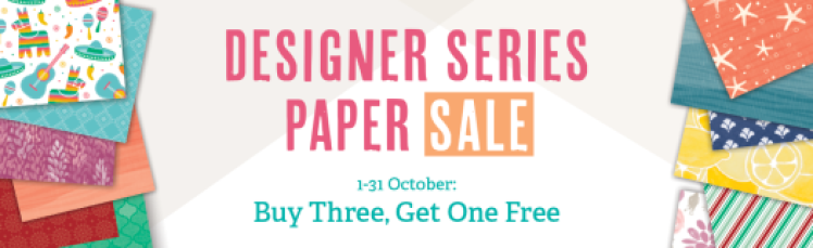 Stampin' Up! UK Designer Series Paper Sale