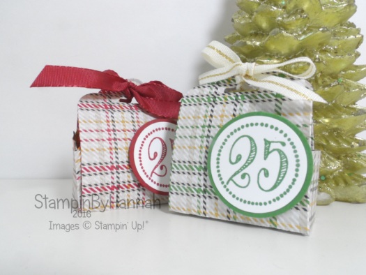 Merriest Wishes Warmth and Cheer Chocolate Treat Pouch video tutorial using Stampin' Up! UK products