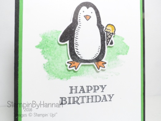 Boys Birthday Card using Snow Friends from Stampin' Up! UK