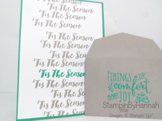 Make it Monday Video Tutorial using Christmas Pines from Stampin' Up! UK