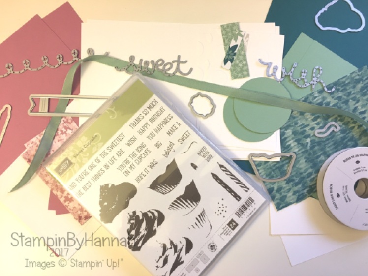 Online Card Class using Sweet Cupcake from Stampin' Up! UK