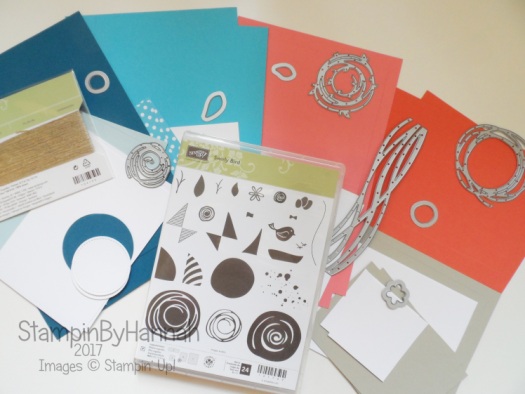 Online Card Class April 2017 featuring Swirly Bird from Stampin' Up!