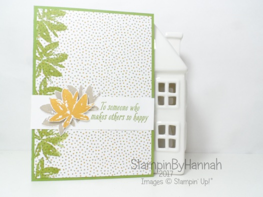 Sale-a-bration Avant Garden just because card using Stampin' Up! products
