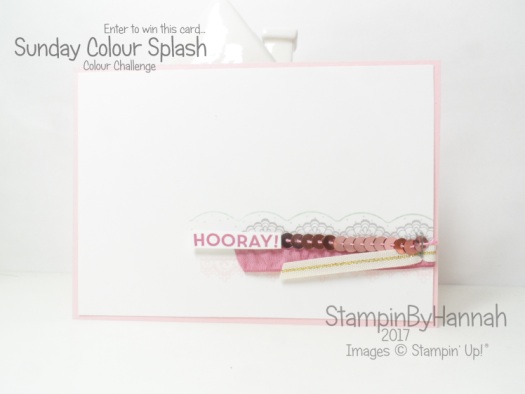 Sunday Colour Splash using Delicate Details Sale-a-bration SAB from Stampin' Up! UK Free stamps