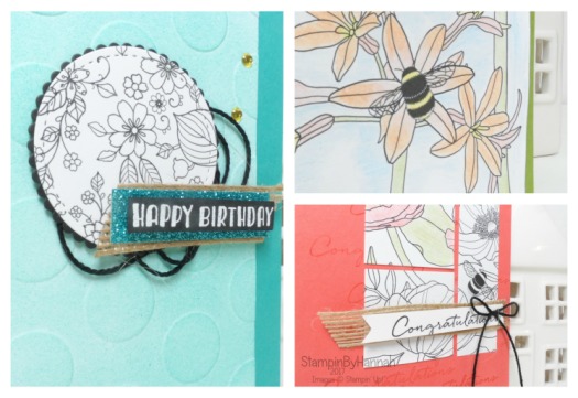 Make It Monday Sale-a-bration special 4 cards using Inside the Lines from Stampin' Up!