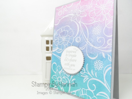 Welcome to my team card using Stampin' Up! products