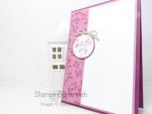 Global Design Project #082 Just for you card using So In Love from Stampin' Up!