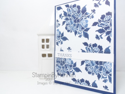 Make It Monday Video Tutorial How to Make 6 Simple Thank You Cards using 1 sheet of Floral Boutique Designer Series Paper from Stampin' Up!