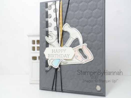 Male Birthday Card using Nailed It from Stampin' Up! UK