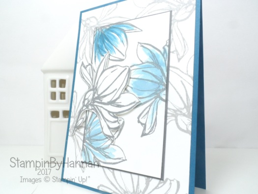 Pootles Papercraft Design Team June 2017 Floral Just Because Card using Remarkable You from Stampin' Up!